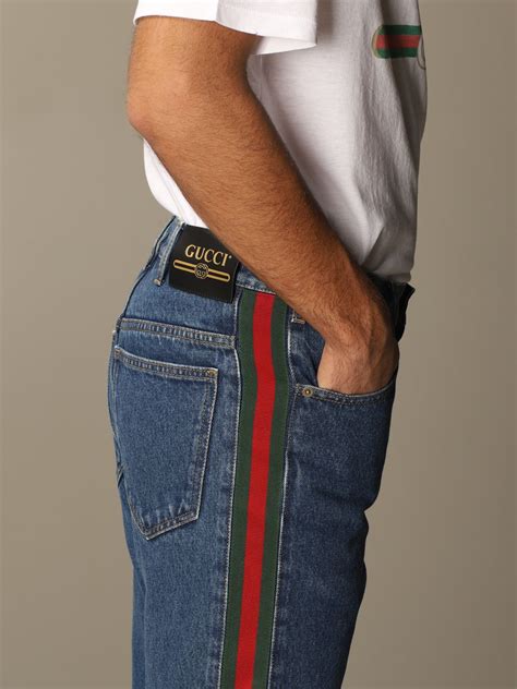 mens replica gucci jeans|designer jeans for guys gucci.